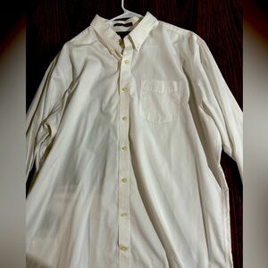 White Eddie Bauer T2XL Dress Shirt